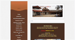 Desktop Screenshot of goldenriverranch.cz